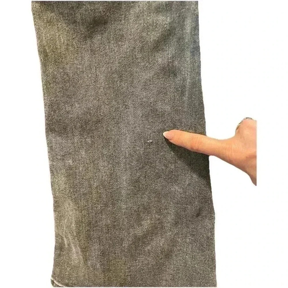 Mother High Waisted Weekender Skimp Northern Light Gray Size 29 Bootcut Cropped - Picture 15 of 15